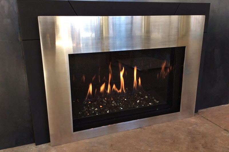 blog-fireplace-modern - Chimney Sweeps of America modern gas fireplace with fire glass