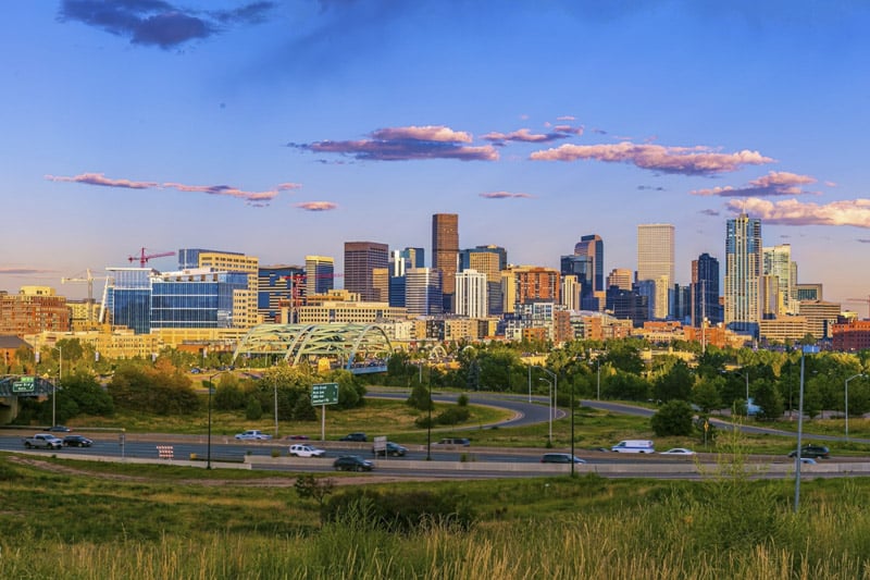 DowntownDenverCitySkylineCityscapeOfColoradoUsa - Chimney Sweeps of America chimney repair in Denver, Chimney Sweeps Of America
